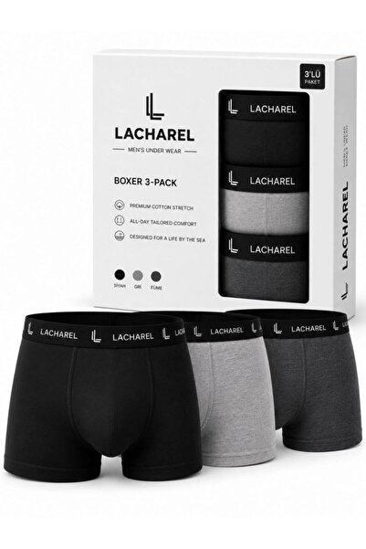 Mariposa Secret Men's Lycra Cotton Breathable Combed Cotton Boxer 3-Pack - Bl...