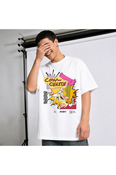 Ingift Tricou Unisex Oversize Personalizat Cartoon Street Wear Collection, 10...