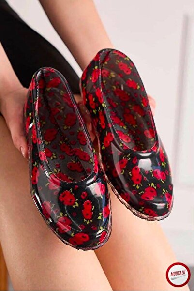 MODVALU Scarlet |   Women's Non-Slip Sole Lightweight Rubber Floral Patterned...