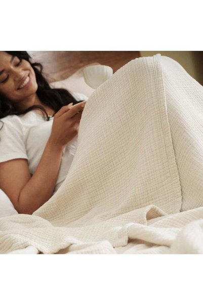 BARLEY 3-Piece Summer Bedspread Set – 100% Egyptian Cotton (Giza 86 Long-Staple Cotton)
