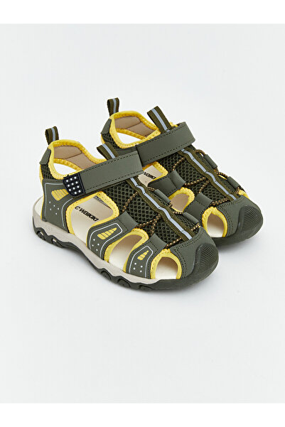 LC Waikiki Peak New Season Mesh Detailed Boys' Sandals