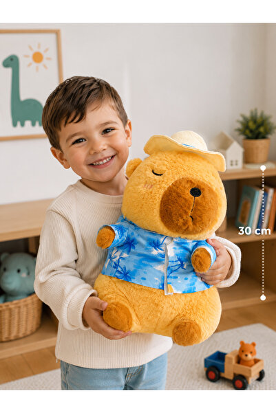 Genel Markalar 30 cm Kapibara Peluş Oyuncak – Kaliteli Kumaş, Yumuşak Dokulu ...