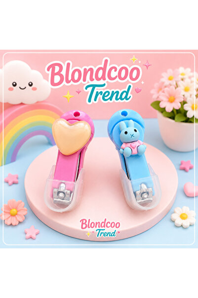 Blondcoo Trend Bebek ve Çocuk 2 Adet Mini Sevimli Figürlü Taşınabilir Tırnak ...