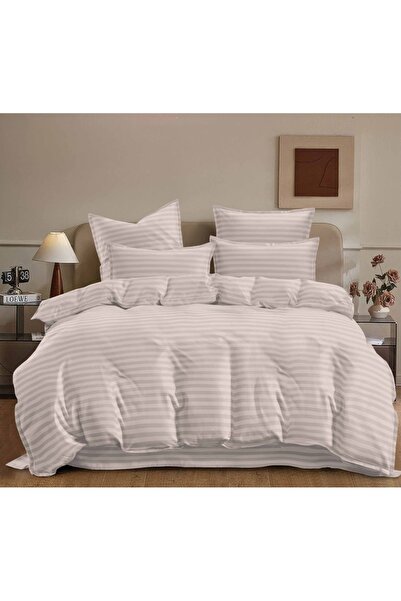 CHIRASO Duvet Cover Set Top Bottom Set , 6 Pieces, DAMASK, Stretchy Sheet 180...