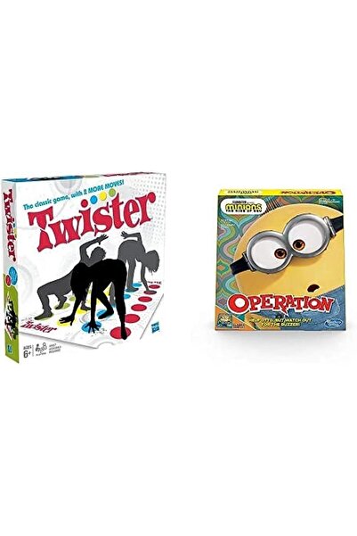 Hasbro Twister Kids Game Ages 8 And Up & Minions 2 Operation