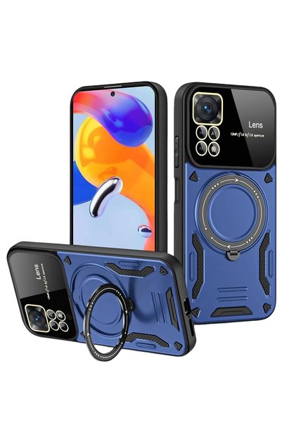 New Face Aconcept Realme 11 Pro Plus Cover with Joy Lens Stand (32039) - Navy...