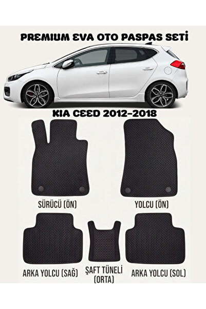 FEYZA OTO KIA CEED SERİSİ 2012 - 2018 ARASI ARACA ÖZEL EVA PASPAS TAKIMI 2 YI...