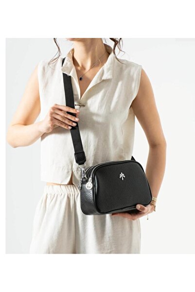 Jacquline Im397 Women's Zippered 3-Compartment Bag