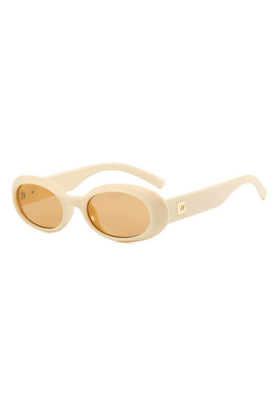 REDz Accessories Sunglasses B-Oval Mini, Fashion, Women, UV400 Protection, Cream