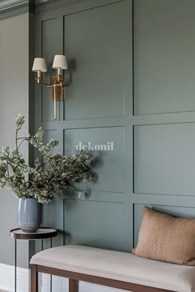 Dekonil İskandinav Dekoratif MDF Duvar Çıtası Boyanabilir Ham MDF 8x100 - 4 Adet