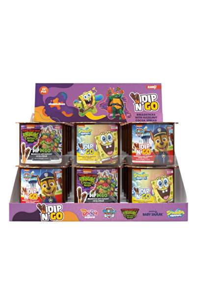 Roshen DIP n' GO ΤΡΑΓΑΝΑ ΚΡΙΤΣΙΝΑΚΙΑ ΜΕ ΑΛΕΙΜΜΑ ΚΑΚΑΟ 55gr. - (ΔΙΑΦΟΡΟΙ ΗΡΩΕΣ)