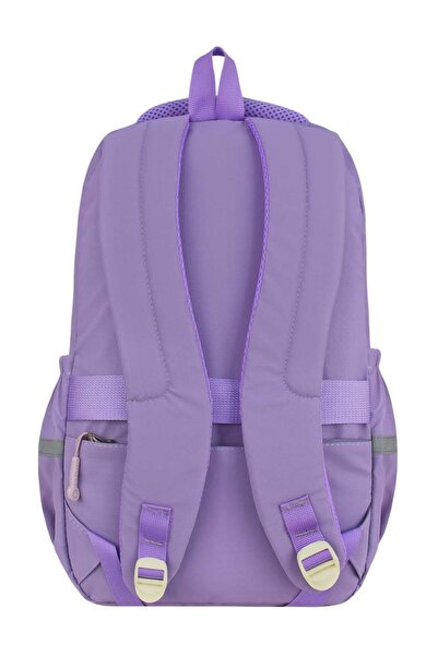 Bevitton 708 Lila Suya Dayanıklı Kumaş Okul Çantsı Hafıf Unisex Günlük Sırt Çantası