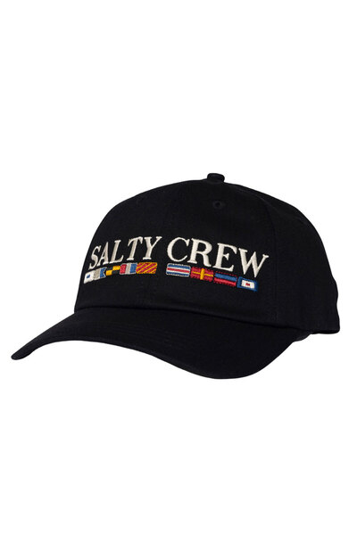 Salty Crew Σημαία W Καπέλο Μπαμπά Μαύρο
