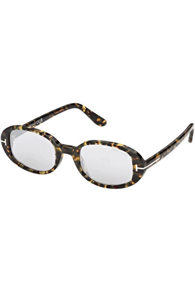 Tom Ford Iggy TF1364 55C Tokyo Havana Smoke Mirror Oval Kadin Gunes