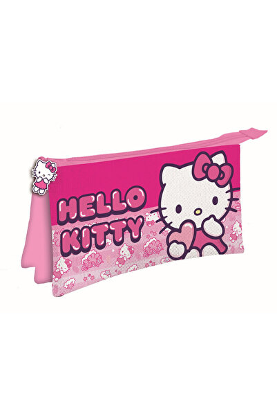 Hello Kitty Κασετίνα Μονόκερος με 3 θήκες 22 εκ.
