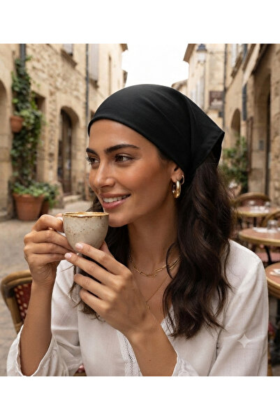 MutluBiDünya Etnik Desen Kare Pamuklu Bandana Fular
