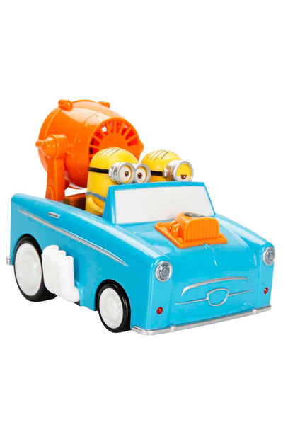 Feyza Oyuncak Sesli ve Işıklı Minions Figürlü Dönen Araba | Çarp-Dön Özellikl...