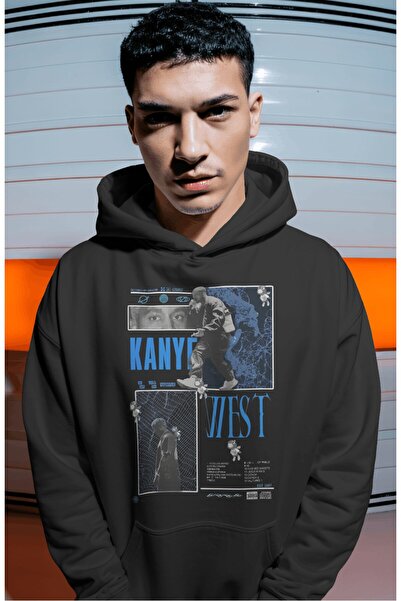 SEVBANO Kanye West Rapper Singer Back Printed Unisex Oversize Premium Hoodie