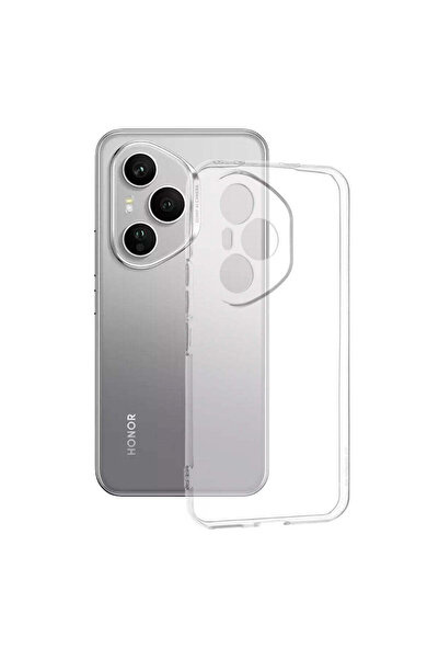Techsuit Husă pentru Honor 400 Pro, din silicon transparent, transparentă - t...