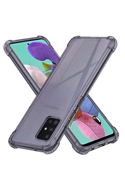 Techsuit Husă pentru Samsung Galaxy A51 4G, din silicon transparent, rezisten...