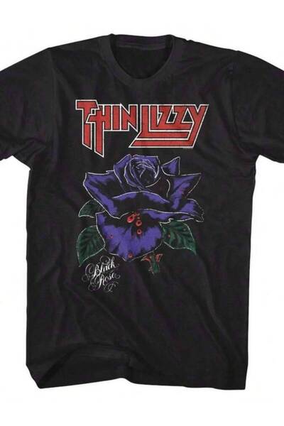 9TAY تي شيرت رجالي من Thin Lizzy Rose