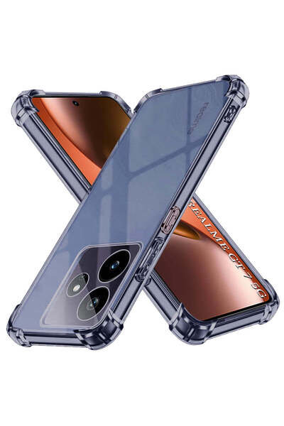 Techsuit Husă pentru Realme GT 7, din silicon transparent, rezistentă la șocu...