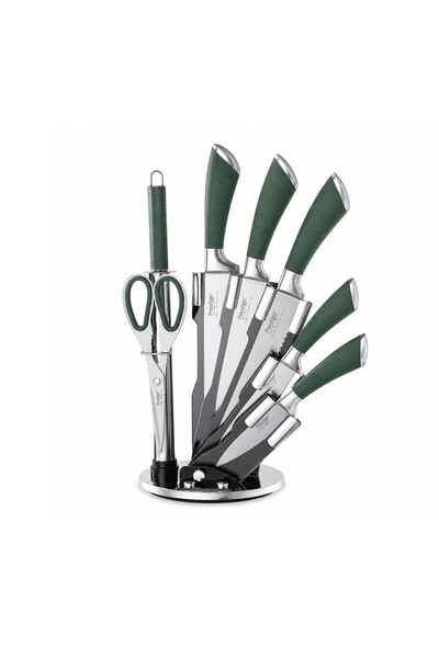 Prestige Kitchen Knife Set with Acrylic Knife Stand | Premium Kitchen Set wit...