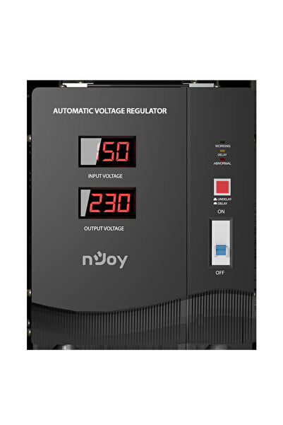 nJoy Stabilizator de tensiune Alvis 3000, 3000VA/1800W, afișaj LCD