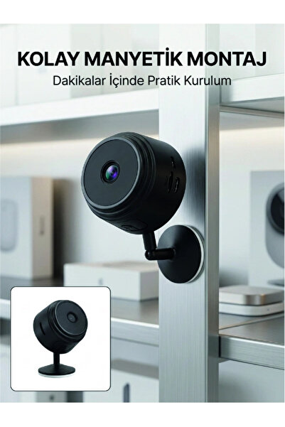Epilons Mini Wi-Fi Güvenlik Kamerası A9 HD Görüntü Hareket Algılama ve Uzakta...