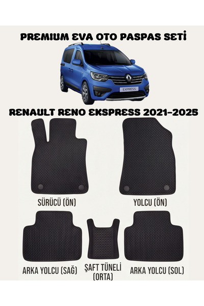 FEYZA OTO RENAULT RENO EXPRESS EKSPRESS SERİSİ 2021 - 2026 ARASI ARACA ÖZEL E...