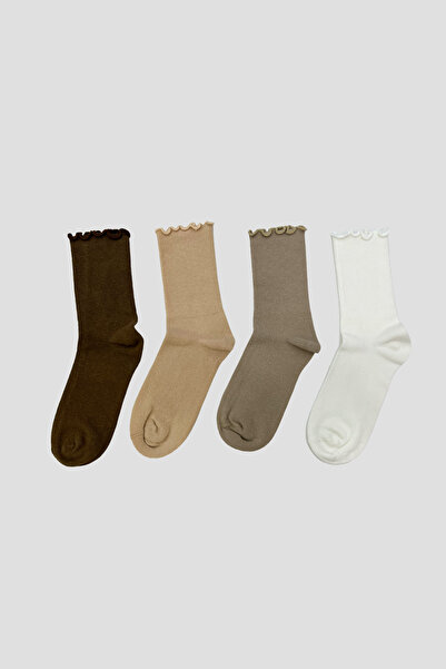 Defne Baby Girl's Premium Cotton Basic Sock Set