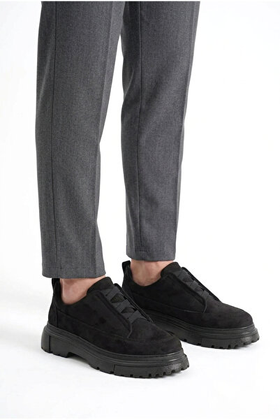 Zerenyus Zrk-703 premium high quality black suede elastic daily men's classic...