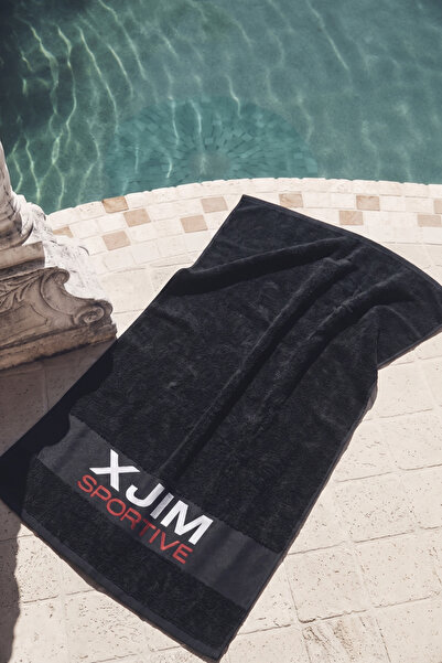 XJIM منشفة شاطئ مطبوعة رقميًا من القطن بنسبة 100% (75x150)