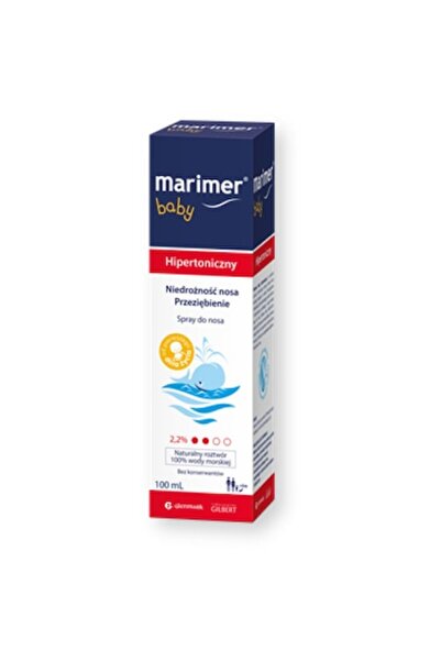 GLENMARK Marimer Baby, spray nazal hipertonizant, 100 ml, fără conservanți, p...