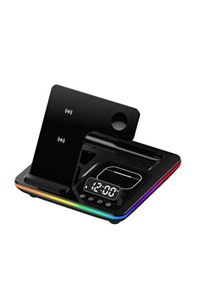 Generic Foldable Wireless Charger 3-in-1, 15W Fast Charging Station with Digi...