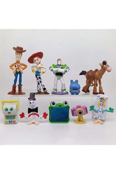 Choice 10pcs Hot Sale 10pcs Movie Cartoon Toy Story 5 Jessie Woody Buzz Light...