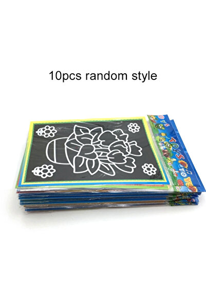Choice3 10pcs 5/10/15/20pcs Scratch Painting Notebook Art Classroom Supplies ...