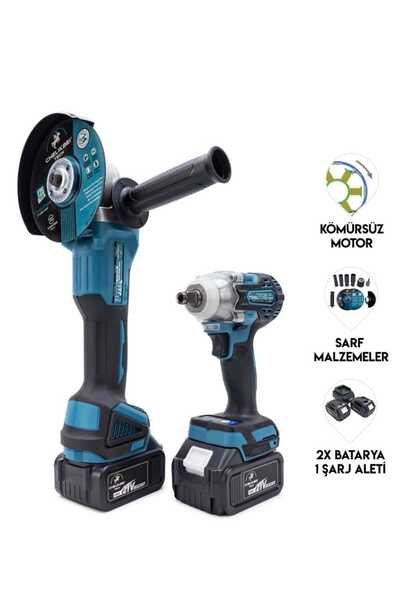 DAWREK 21 volt şarjlı spral ve somun sıkma torklu vidalama (Bt0048)