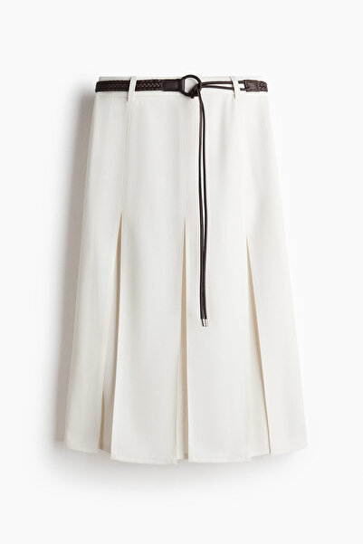 H&M Kemerli ve Pileli Etek