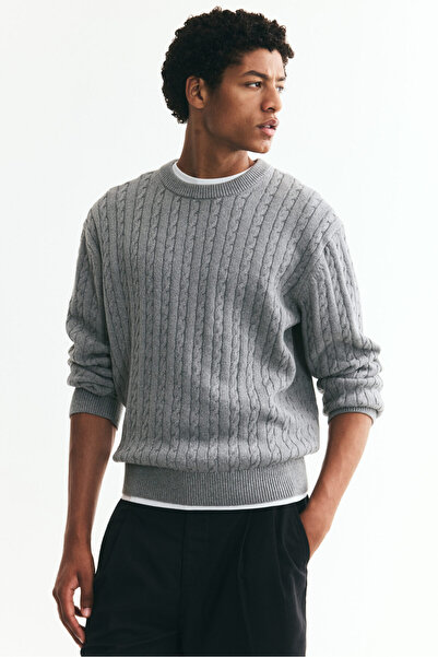 H&M Saç Örgüsü Kazak Regular Fit