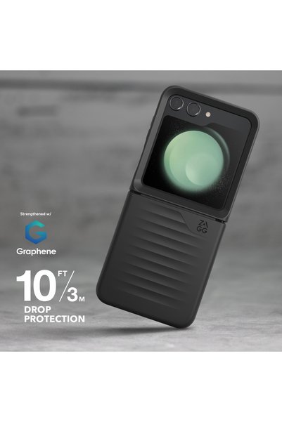 Zagg Galaxy Z Flip5 - Bridgetown Lightweight Case with Hinge for Full Protection