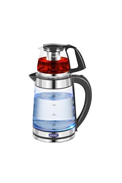 macest هذه غلاية كهربائية وإبريق شاي 2 في 1 من ماركة Macest، طراز MC-63320