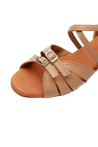 OEM Pantofi de dans latino pentru copii, piele de oaie, marimea EU 31