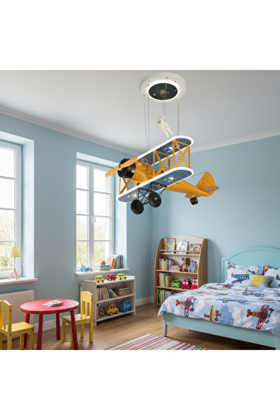 OEM Κρεμαστό φως LED AVION 80W, Ψυχρό/Ζεστό/Ουδέτερο φως, Πορτοκαλί Μπλε