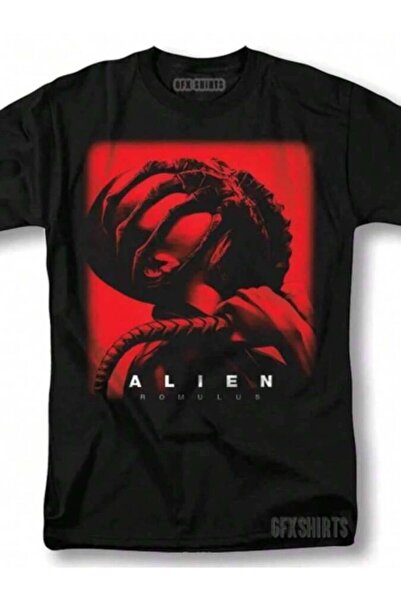 9TAY Alien Romulus Shirt Classic Movie Poster Vintage Graphic Design T-Shirt-2