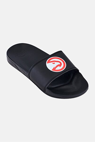 iSlide Kids Boy Atlanta Hawks Primary Slip On Slides, Black