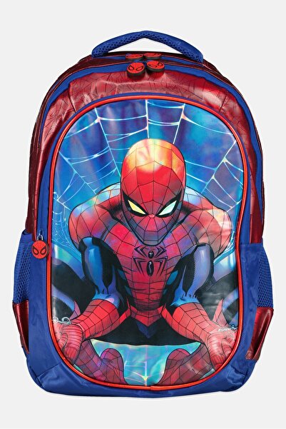 Marvel Kids Boy Spider-Man Graphic Print Backpack, Multicolor