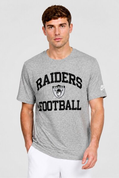Nike Men Sportswear Fit Short Sleeve Football T-Shirt, Grey