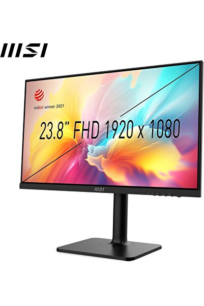 MSI Modern MD2412P 23.8 Inch Full HD Office Monitor - 1920 x 1080 IPS Panel, 100Hz, Eye Comfort