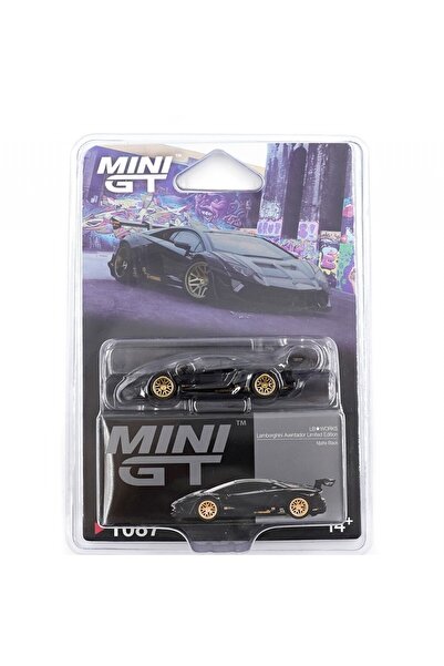 mini gt 1/64 LB WORKS Lamborghini Aventador Limited Edition Matte Black
